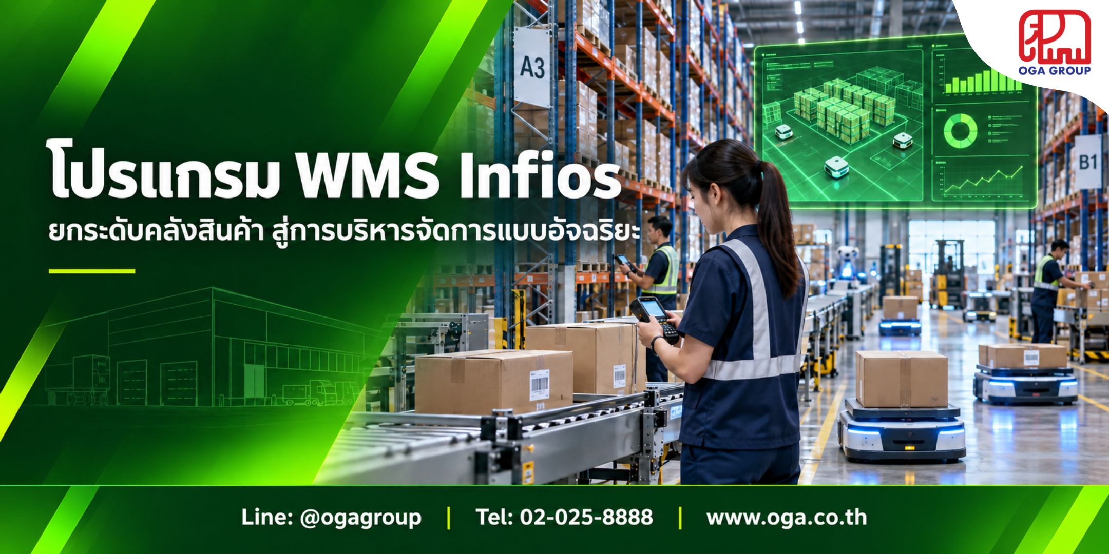 โปรแกรม WMS Infios ระบบบริหารจัดการคลังสินค้าอัจฉริยะ